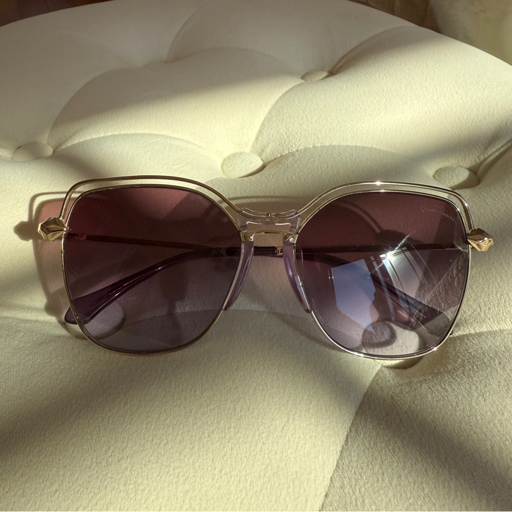 Roberto Cavalli sunglasses in purple gradient